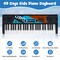 Portable 49-Key Kids Keyboard Piano with 8 Rhythms, 8 Tones and Microphone